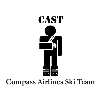 compass airline ski team logo