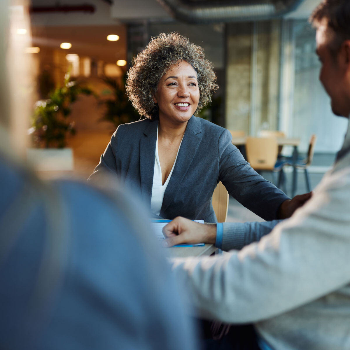 female Allworth advisor explaining estate planning